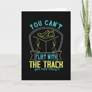 Running - You have to marry the track Card