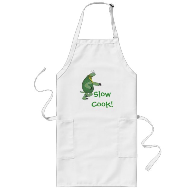 RunningTurtle " Slow Cook!" Apron (Front)