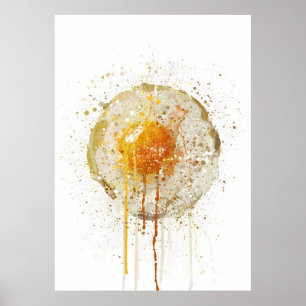 Runny Egg Poster