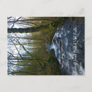 Runoff from Bridal Veil Falls, OR Postcard