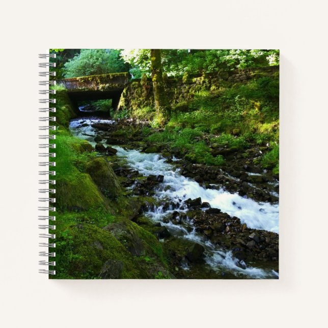 Runoff from Wahkeena Falls, OR Notebook (Front)