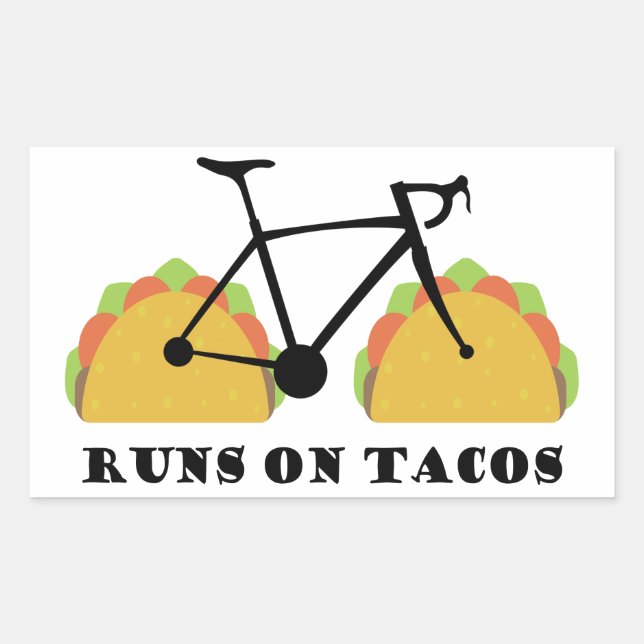 Runs On Tacos Sticker (Front)