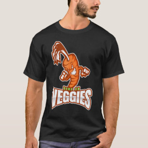 Runs On Veggies Angry Carrot For Vegetarians &vega T-Shirt
