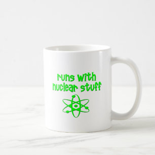 Runs With Nuclear Stuff Coffee Mug