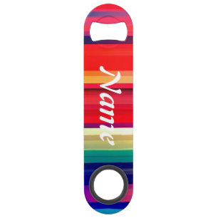Runway Rainbow Personalize Name or Initials Bar Key