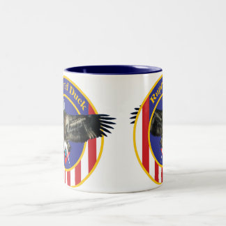 Ruptured Duck Two-Tone Coffee Mug