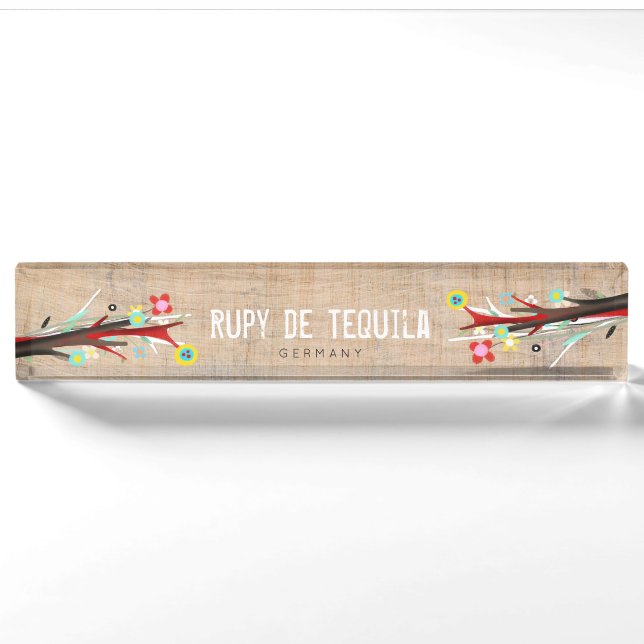 RUPY DE TEQUILA NAMEPLATE (Front)