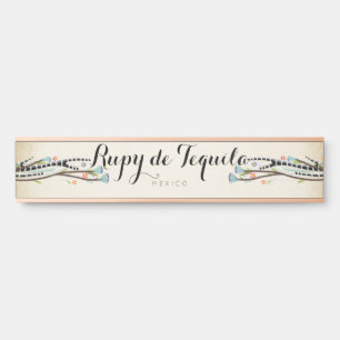 Rupydetequila Name Plate Door Decoration