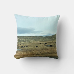 Rural Baker County, Oregon Canvas Print Throw Pillow