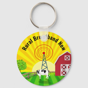 Rural Broadband Now Keychain