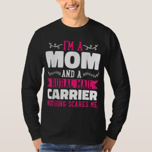Rural Carriers Mom Mail Postal Worker Postman Moth T-Shirt