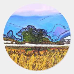 RURAL CLASSIC ROUND STICKER