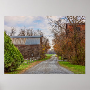 Rural Country Road Poster