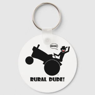 RURAL DUDE 2 KEYCHAIN
