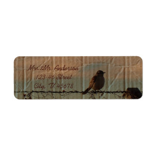 Rural Farm fence bird western barn wedding