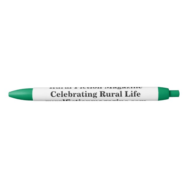 Rural Fiction Magazine  Blue Ink Pen (Front)