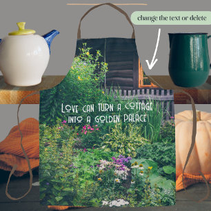 Rural house with cozy garden apron