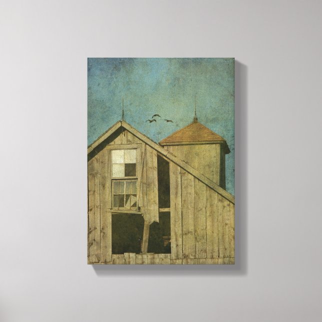 Rural Iowa Barn 5 Canvas Print (Front)