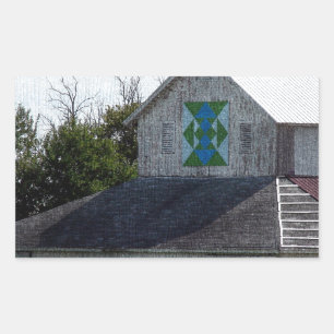 Rural Iowa Barn With A Quilt Sticker
