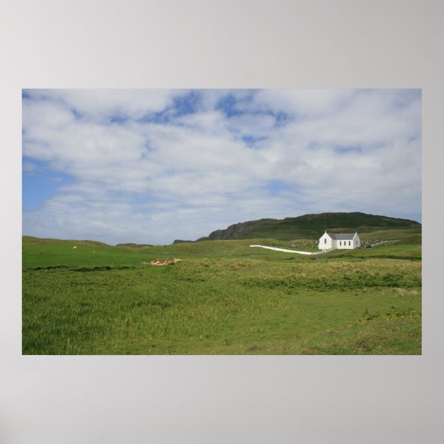 Rural Irish Church Poster (Front)