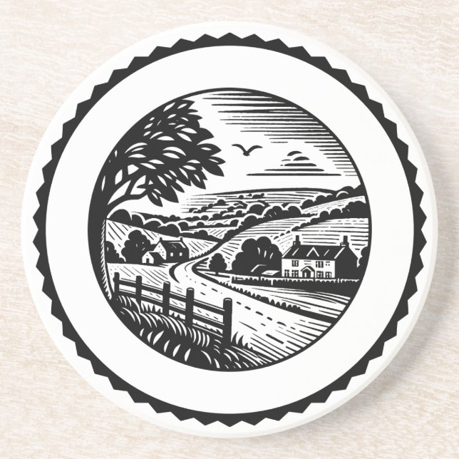Rural Landscape 01 Coaster (Front)
