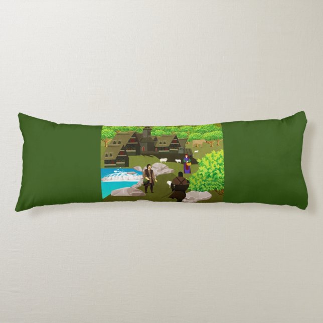 Rural landscape body pillow (Front)