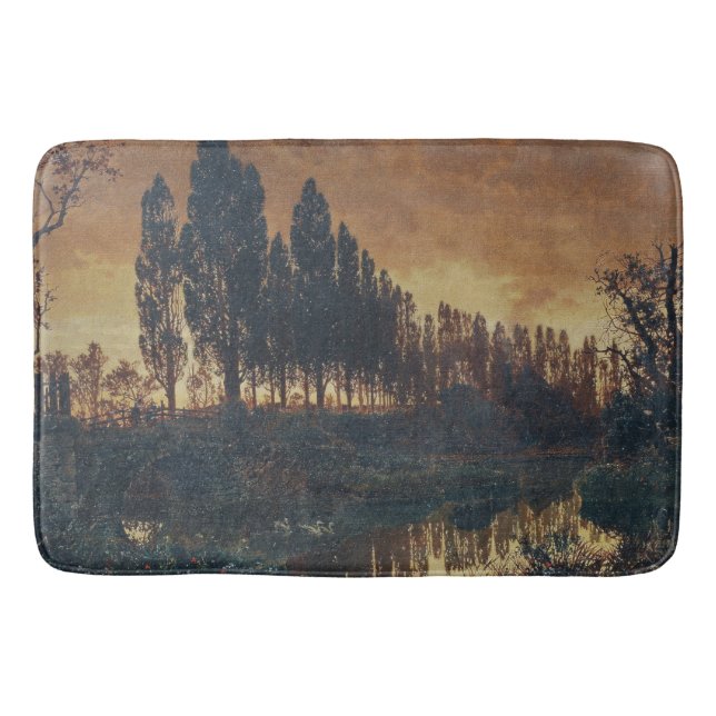 Rural Landscape in Bavaria (Germany) Bath Mat (Front)