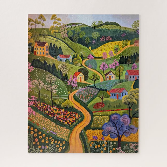 Rural Landscape Jigsaw Puzzle (Vertical)