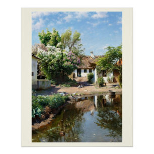 Rural Landscape, Peder Mørk Mønsted Poster