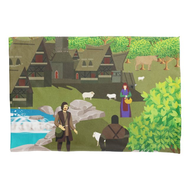 Rural landscape pillowcase (Front)