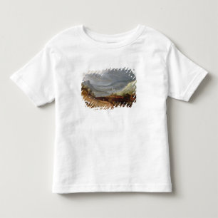 Rural Landscape with a Farmer Bridling Horses, a P Toddler T-shirt