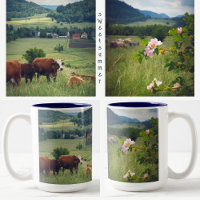 Rural landscape with cows