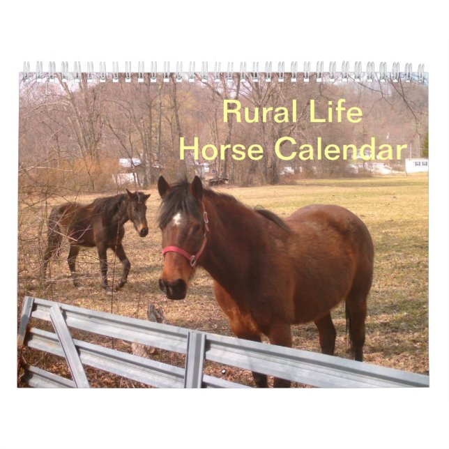 Rural Life Horse Calendar (Cover)