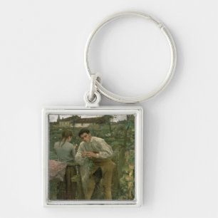 Rural Love, 1882 Keychain