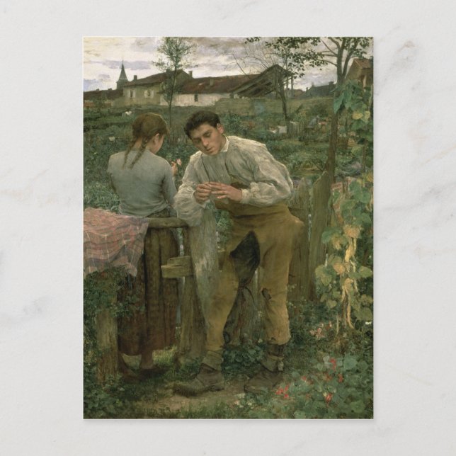 Rural Love, 1882 Postcard (Front)