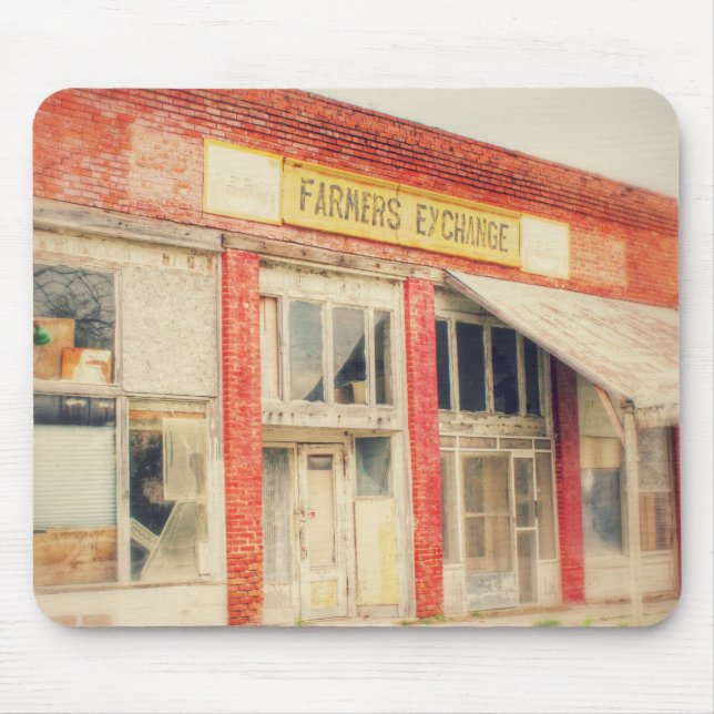 Rural Missouri Abandoned Farm Store Mouse Pad (Front)