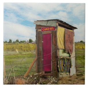 Rural - Outhouse - Free candies 1939 Tile