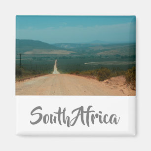 Rural Road South Africa Landscape View Magnet