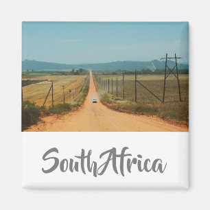 Rural Road South Africa Landscape View Magnet