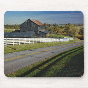 Rural road through Bluegrass region of 2 Mouse Pad