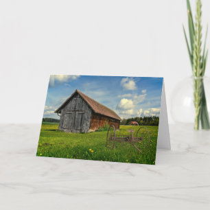 Rural Scene Father's Day Holiday Card