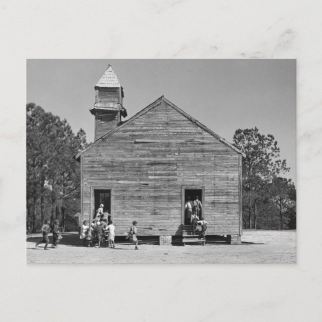 Rural Schoolhouse, 1937 Postcard (Front)