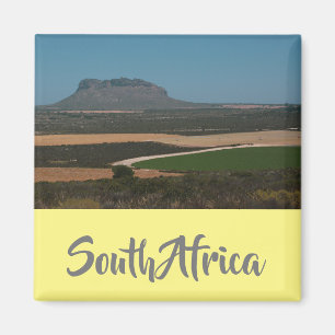 Rural South Africa Landscape Mountain View Magnet