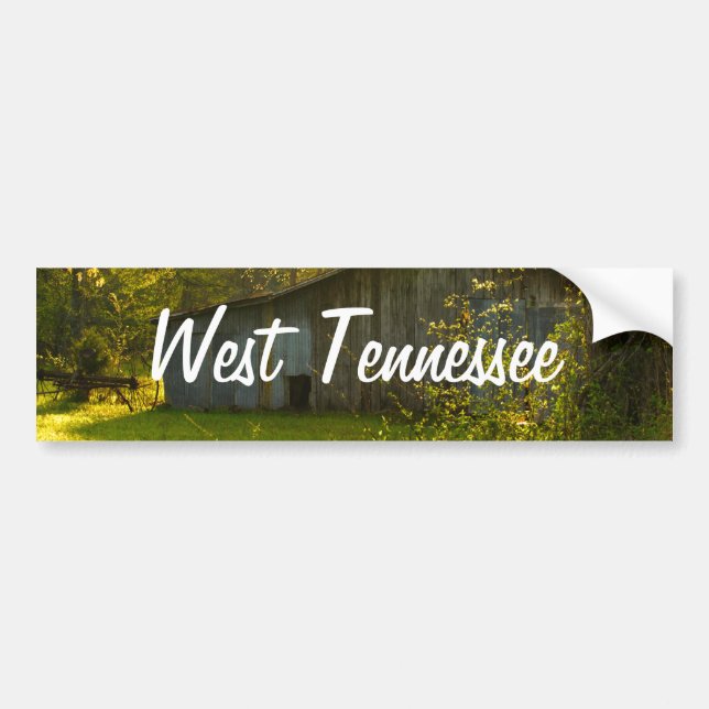 Rural Tennessee Spring Morning Light Bumper Sticker (Front)