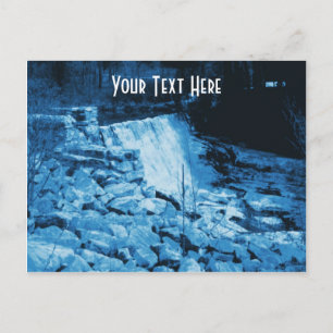 Rural Water Dam Nature Customizable Postcard