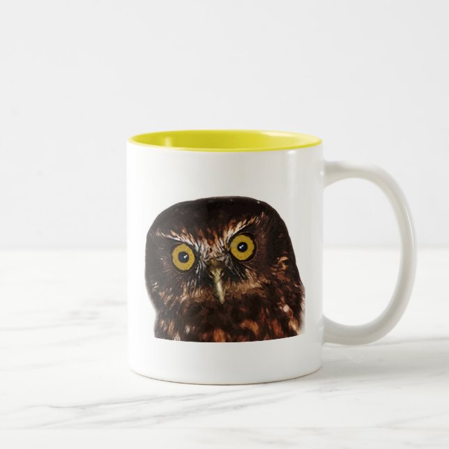 RURU, A New Zealand Owl Mug (Right)