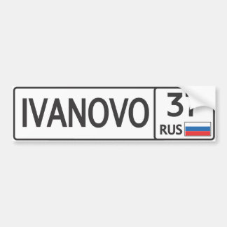 RUS. Ivanovo. 37 Bumper Sticker