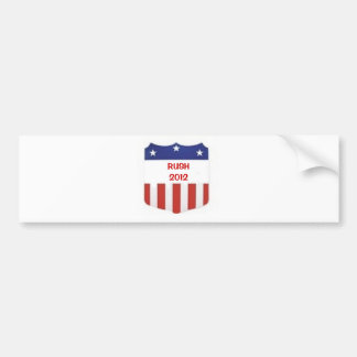 RUSH 2012 BUMPER STICKER