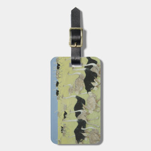 Rush hour luggage tag