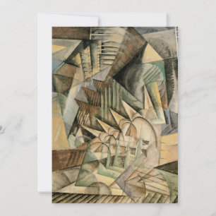 Rush Hour, New York by Max Weber, Vintage Cubism